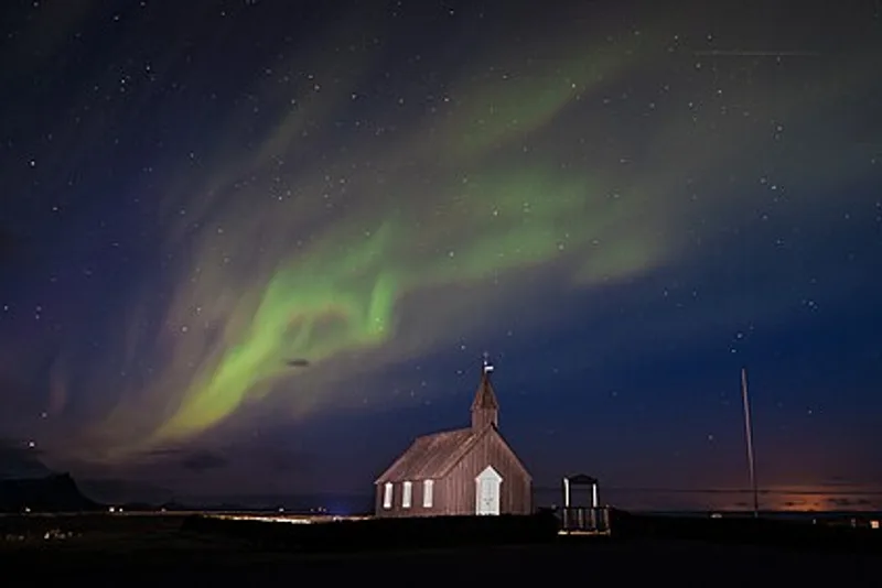 Auroras boreales en Islandia